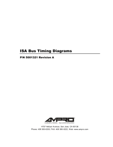 ISA Bus Timing Diagrams