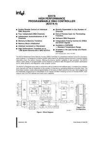 8237A High Performance Programmable DMA Controller