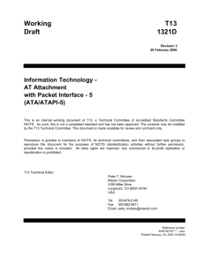 ATA command set