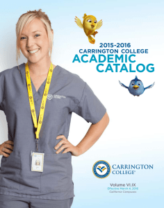 2015-2016 Carrington College Academic Catalog