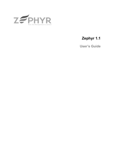 Zephyr 1 - Support