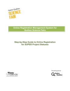 Online Registration Management System for - Expo