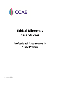 Ethical Dilemmas Case Studies