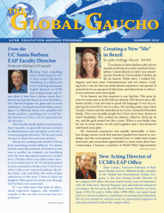 2010 - Education Abroad Program at UCSB