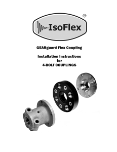 GEARguard Flex Coupling Installation Instructions for 4