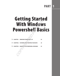 Getting Started With Windows Powershell Basics - beck
