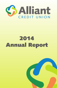 2014 Annual Report - Alliant Credit Union