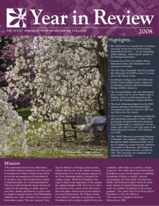 Year in Review - The Scott Arboretum of Swarthmore College