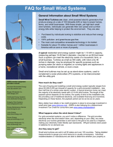 FAQ for Small Wind Systems