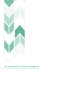 Art Department Student Handbook - University Of Wisconsin