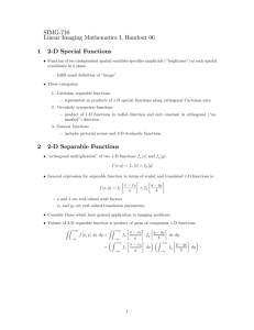 2-D Functions