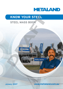 Onesteel Know Your Steel Online Mass Book