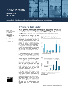 'BRICs Decade'?