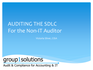 An SDLC Primer - The Institute of Internal Auditors