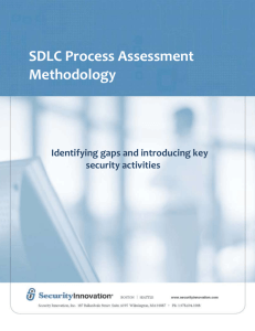 SDLC Process Assessment Methodology