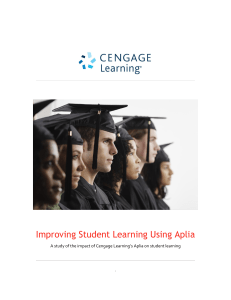 Improving Student Learning Using Aplia