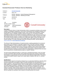 Cornell University (SHA)