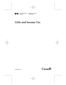 Gifts and Income Tax