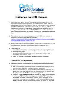 Guidance on NHS Choices