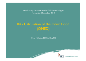 04 - Calculation of the Index Flood (QMED)