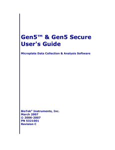 Gen5™ & Gen5 Secure User's Guide