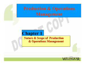 CH1Nature& scope Of Production Mgt