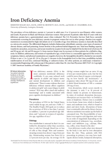 Iron Deficiency Anemia - American Academy of Family Physicians