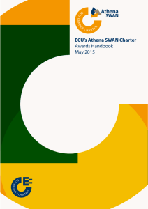 ECU's Athena SWAN Charter Awards Handbook May 2015