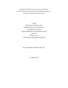 A Thesis Submitted to the Faculty of the Graduate School of Arts and