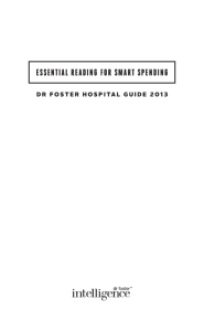 Dr Foster hospital guide 2013