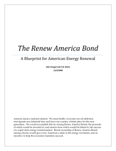 The Renew America Bond