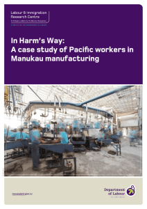 A case study of Pacific workers in Manukau