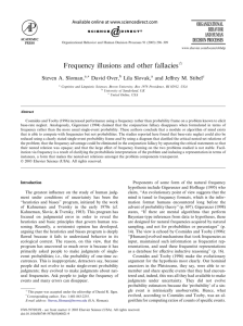 Frequency illusions and other fallacies