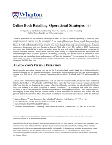 Online Book Retailing: Operational Strategies (A)