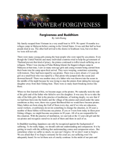 Forgiveness and Buddhism - The Power of Forgiveness