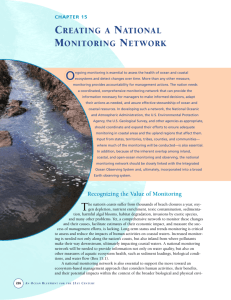 CHAPTER 15 - CREATING A NATIONAL MONITORING NETWORK