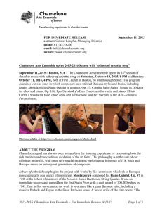 CAE-Oct10-11-2015 - Chameleon Arts Ensemble of Boston