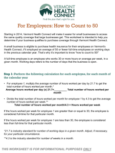 For Employers: How to Count to 50