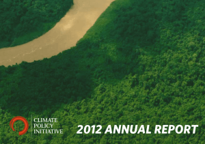 2012 annual report - Climate Policy Initiative