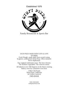 Established 1976 Family Restaurant & Sports Bar 240-6444