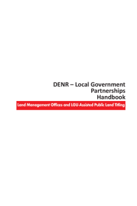 Local Government Unit Partnership…