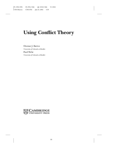 Using Conflict Theory - Adizes Graduate School