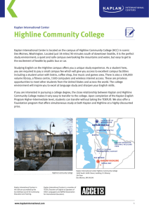 Kaplan International Center Highline Community College