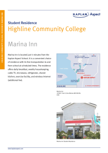 Highline Community College Marina Inn