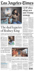 Front Page - Los Angeles Times