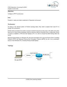 CCNA Exploration: Accessing the WAN Chapter 6 Case Study