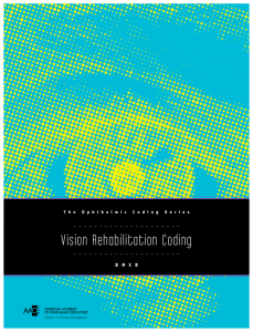 Vision Rehabilitation Coding - American Academy of Ophthalmology