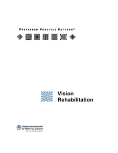 Vision Rehabilitation PPP - American Academy of Ophthalmology