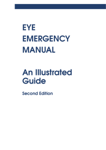 EYE EMERGENCY MANUAL An Illustrated Guide