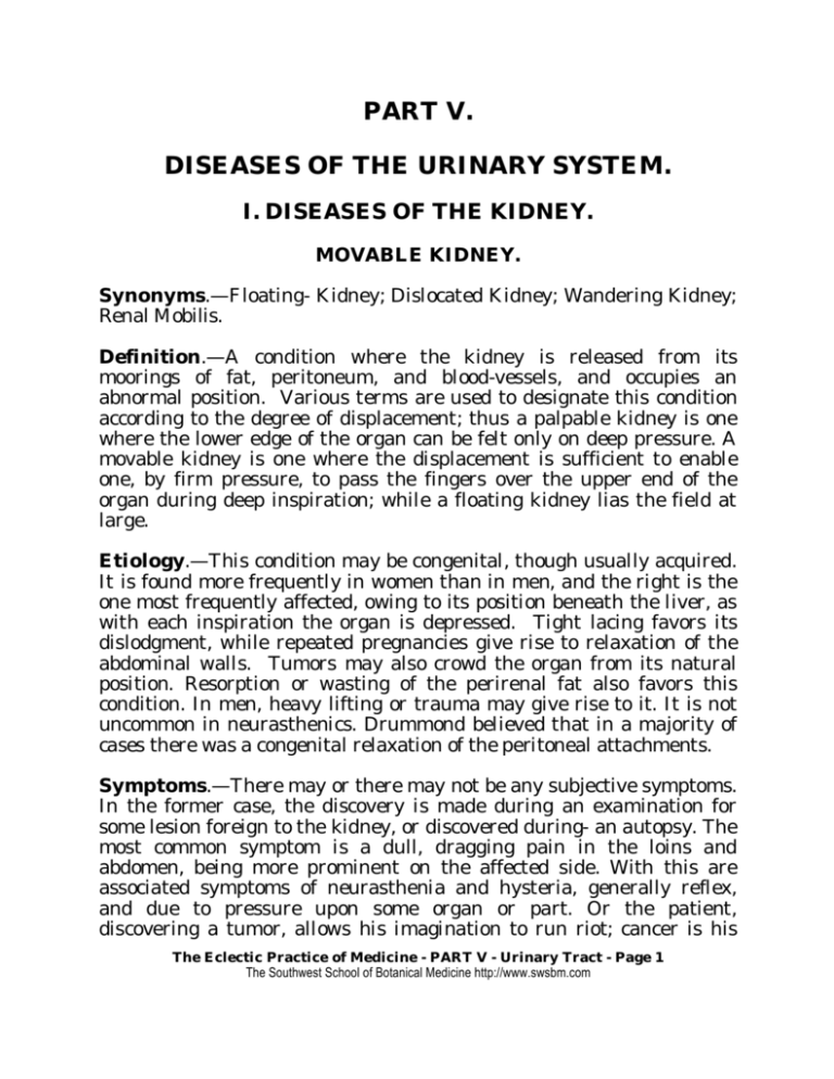 part-v-diseases-of-the-urinary-system